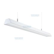 Светильник Трейд 40W-4600Lm 4000-4500К Микропризма IP40 с БАП (aax.tech) на 3 часа