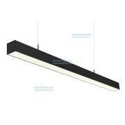 Светильник Слимфлеш Линейный 30W-2000Lm 4000-4500К Опал IP40 с БАП (aax.tech) на 1 час черный