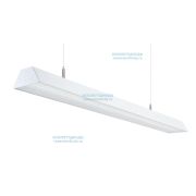 Светильник Трейд 40W-4600Lm 4000-4500К Микропризма IP40 с БАП (vsesv) на 1 час