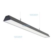 Светильник Трейд 76W-7400Lm 5000-5500К Опал IP40 Черный