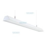 Светильник Трейд 58W-6550Lm 4000-4500К Микропризма IP40 с БАП (vsesv) на 1 час