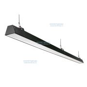 Светильник Ритейл 40W-4000Lm 5000-5500К Опал IP40 с БАП (vsesv) на 1 час Черный