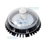 Светильник ЖКХ 6W, 780Lm, IP54, 220V с датчиком движения и освещённости